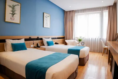 Chambre Lits Jumeaux Deluxe — Mango Hotel - Ha Noi Railway station