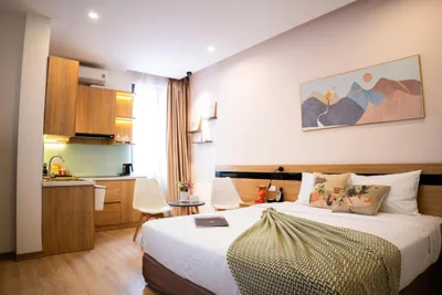 Studio avec baignoire spa — Mango Hotel - Ha Noi Railway station