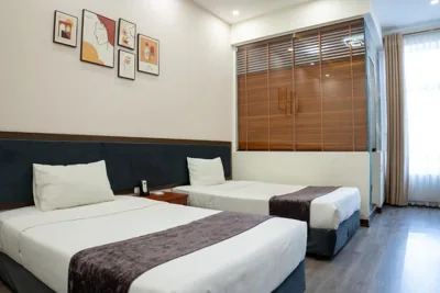 Chambre Lits Jumeaux Supérieure — Mango Hotel - Ha Noi Railway station