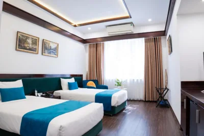 Chambre Lits Jumeaux avec Baignoire — Mango Hotel - Ha Noi Railway station